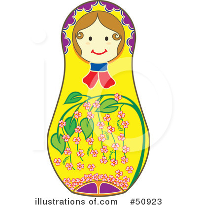 400x420 Matryoshka Doll Clipart