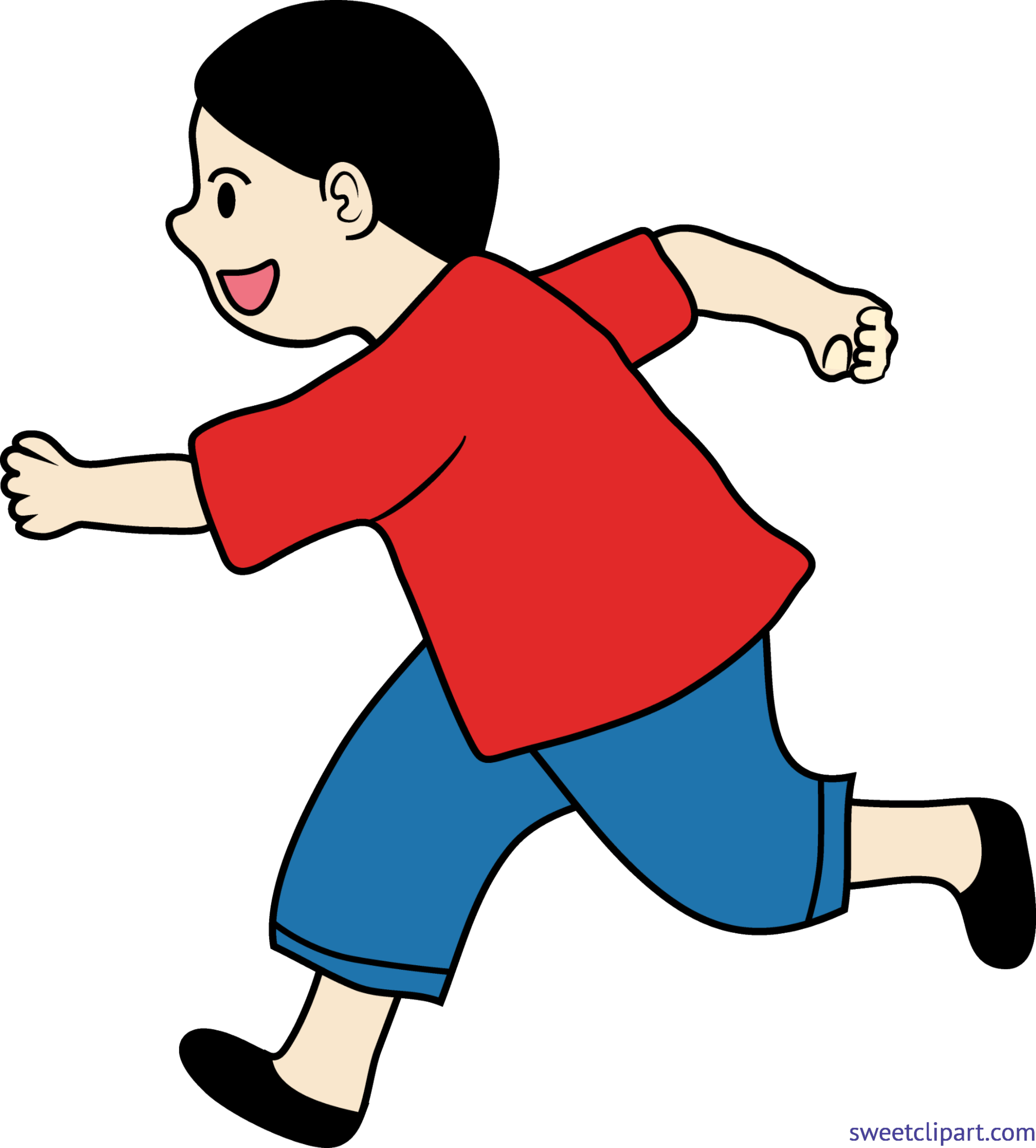 4209x4662 Running Kid Clip Art