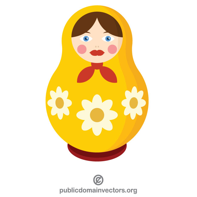 660x660 Russian Doll Clip Art