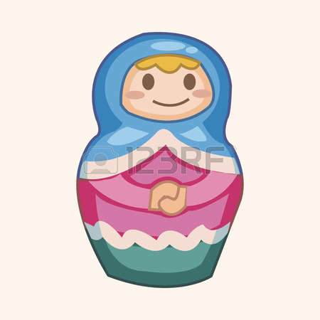 450x450 Wooden Doll Clipart