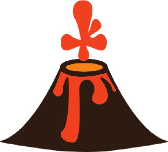 340x307 Volcano Clip Art