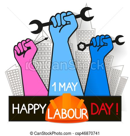 450x470 May 1st Labor Day. The First Of May Labor Day Vector Eps Vector