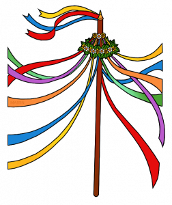 252x300 Maypole Clipart Free Holiday Clip Art Phillip Martin May Day Dog
