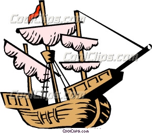 300x263 Columbus Ship Clip Art Clipart