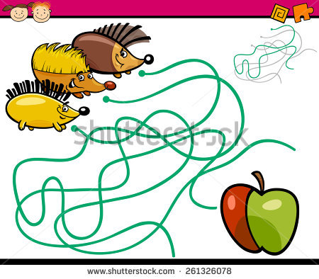 450x394 Maze Clipart Preschool