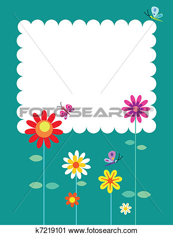 347x470 Springtime Flowers Clipart