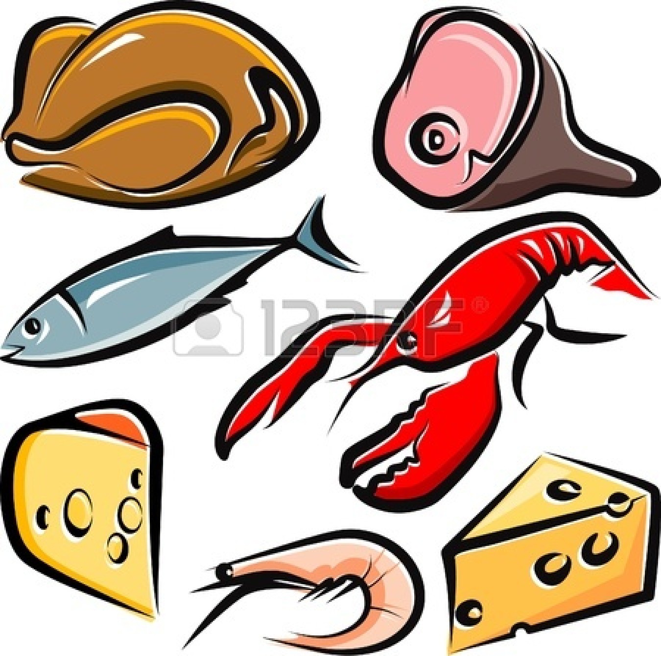 1350x1341 Fish Meat Clipart