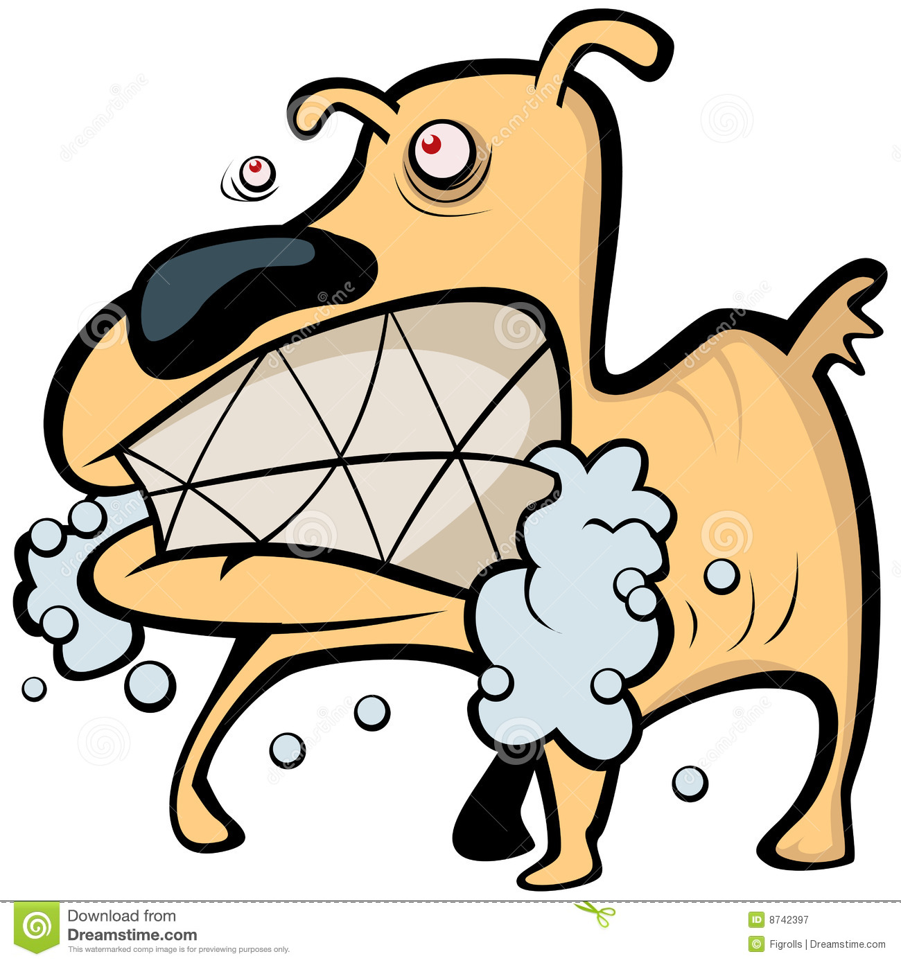 1300x1390 Mad Dog Clipart