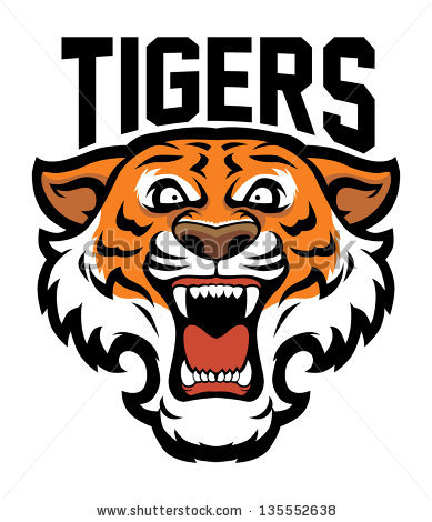 389x470 Angry Tiger Face Clipart