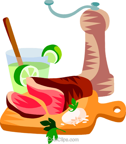 421x480 Confraira, Brazilian Marinated Meat Royalty Free Vector Clip Art