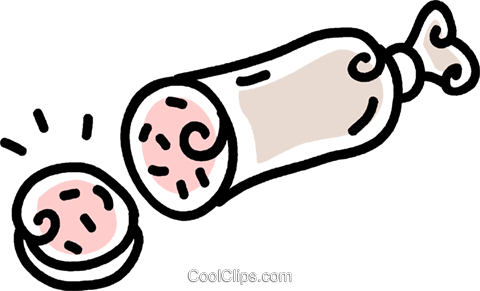 480x291 Cold Meat Royalty Free Vector Clip Art Illustration Vc043801