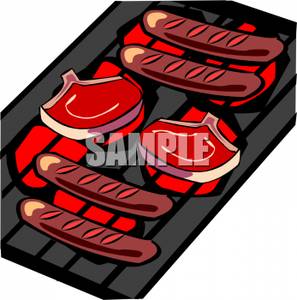 297x300 Clip Art Image Meat Grilling Clipart Panda