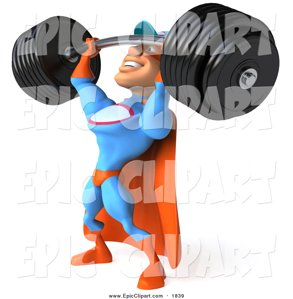 1024x1044 Clip Art Of A 3d Strong White Male Super Hero Mechanic In Red