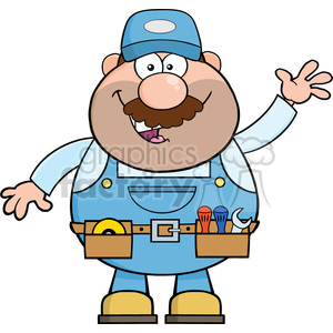 300x300 Royalty Free 8522 Royalty Free Rf Clipart Illustration Smiling