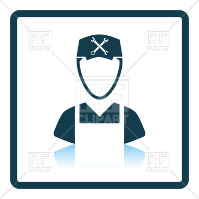 400x400 Car Mechanic Icon Royalty Free Vector Clip Art Image