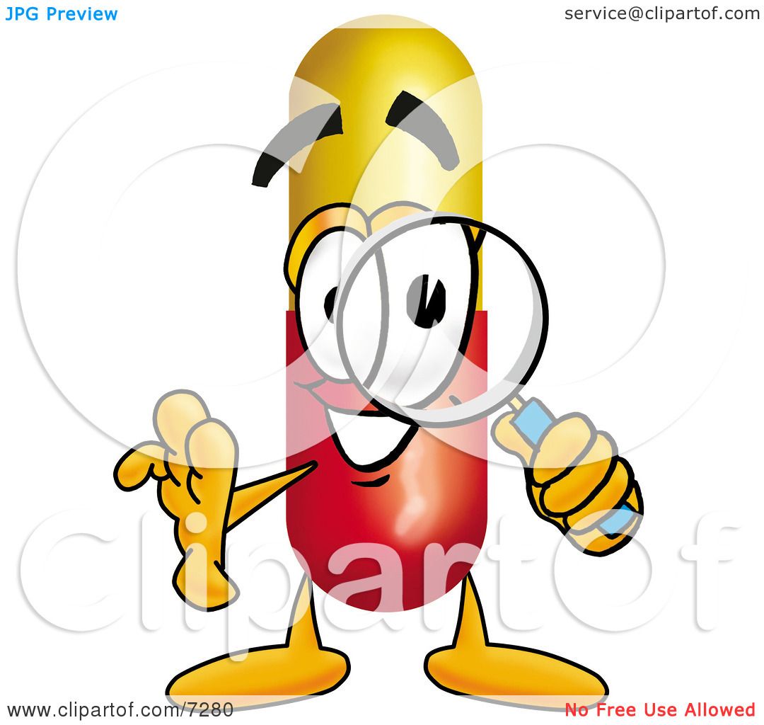 1080x1024 Clipart Picture Of A Medicine Pill Capsule Mascot Cartoon