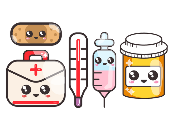 600x424 Medicine Clipart Set Kawaii By Barovlud