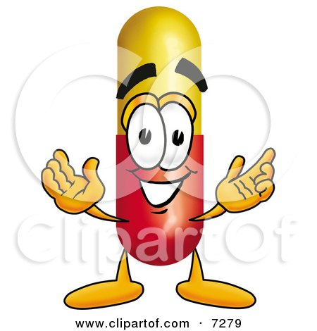 450x470 Royalty Free Vector Clip Art Illustration Of A Running Pill By