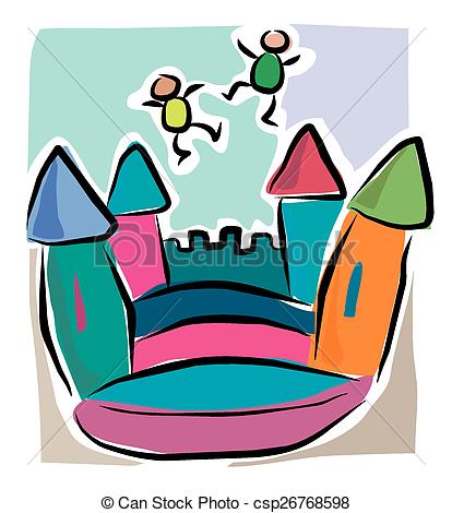 414x470 Bouncy Castle Clipart 101 Clip Art