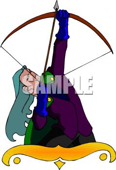 239x350 Medieval Archer Logo Design