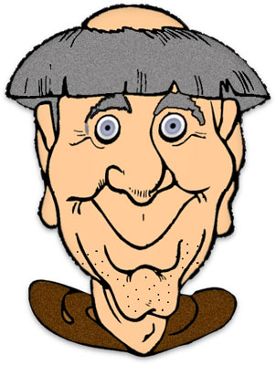 302x400 Medieval Monk Clipart