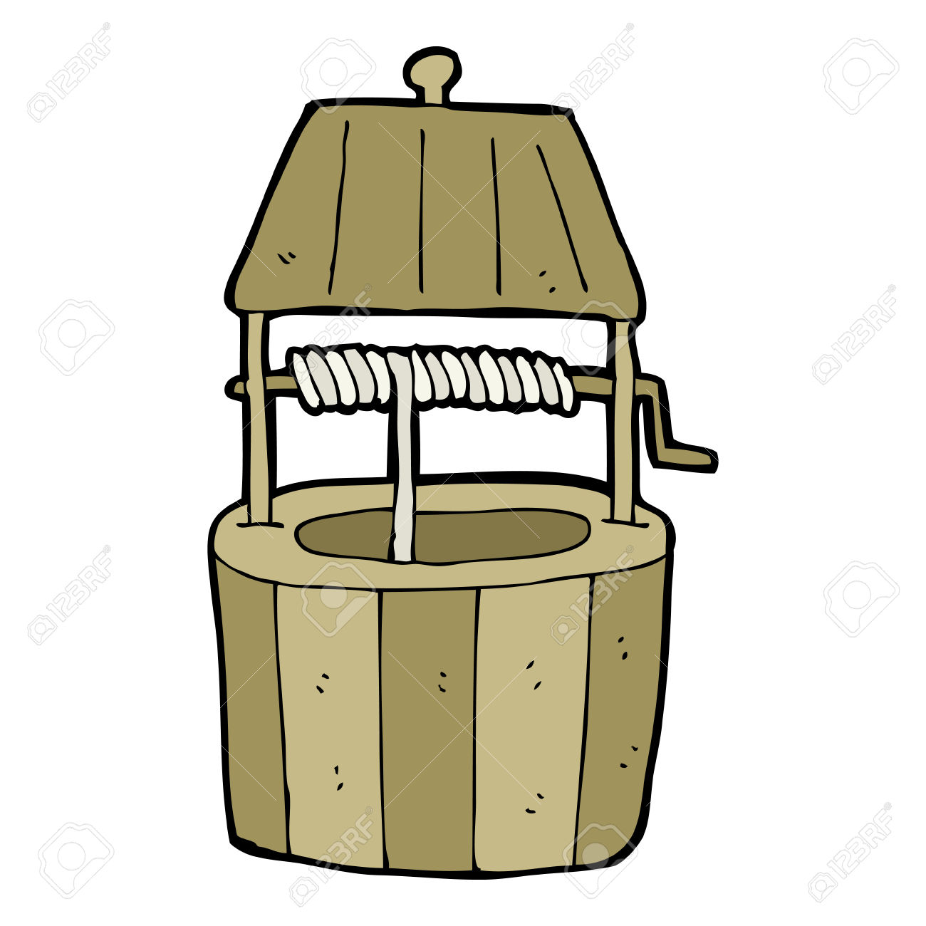 1300x1300 Medieval Well Clipart