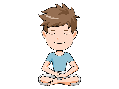 400x300 Boy Clipart Breathing