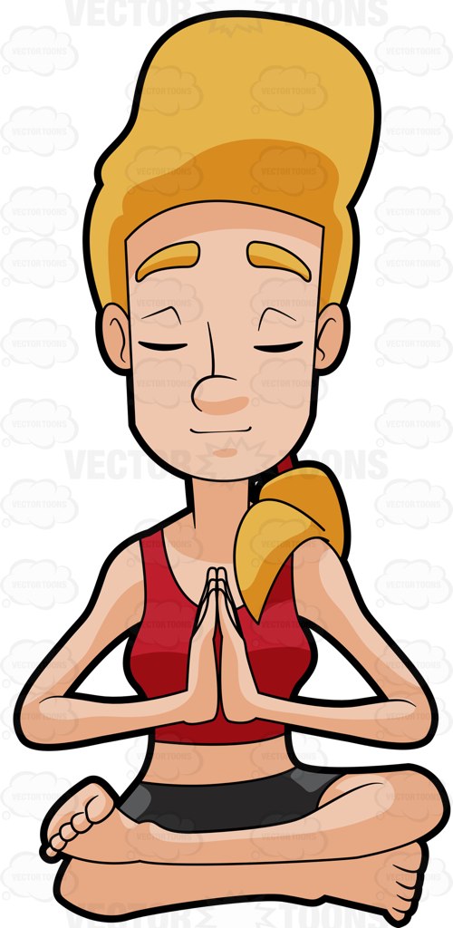 500x1024 A Woman Sitting With Her Hands In Prayer Position In Deep