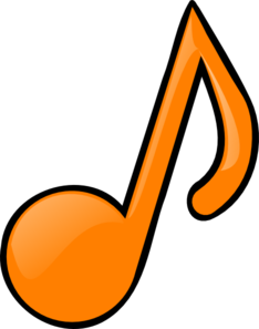 234x297 Musical Note Orange Clip Art Perfect Screenshoot Md