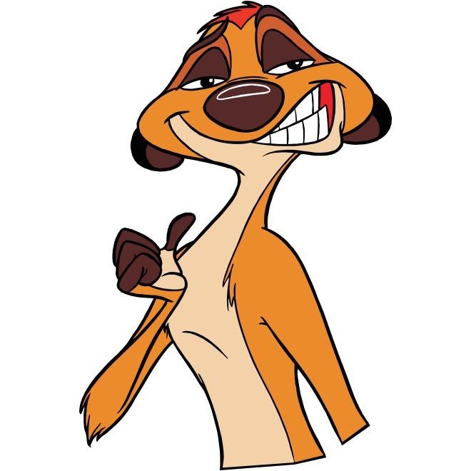 660x660 Free Vector Meerkat Timon Cartoon Character Httpwww.cgvector