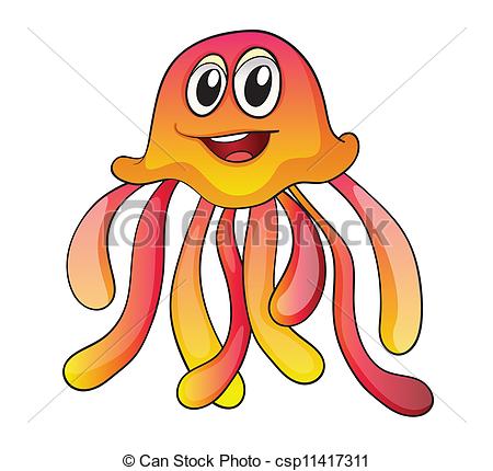 450x430 Jellyfish Clip Art
