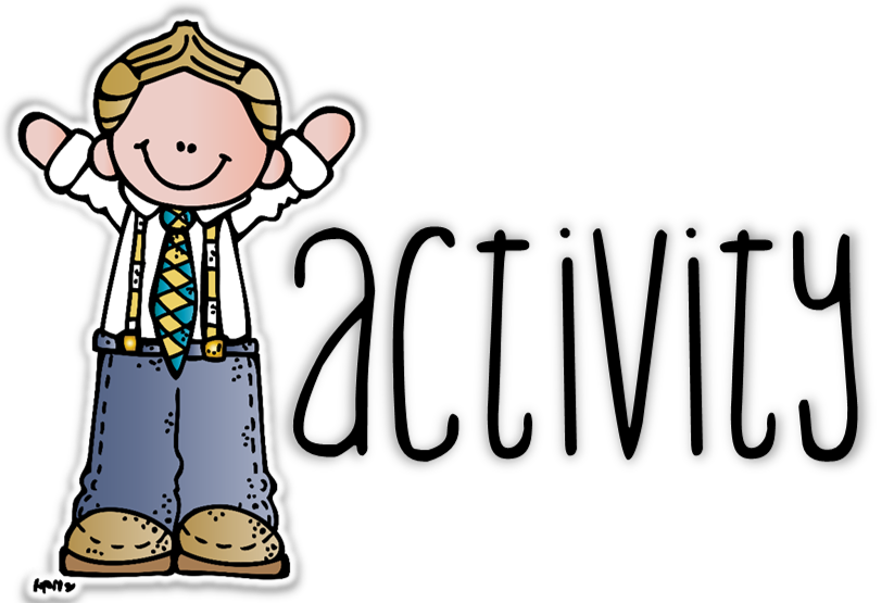 812x555 Activity Clipart Activity Word On Chalkboard Vector Clip Art