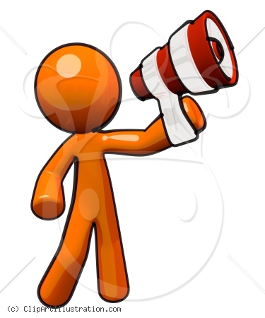 375x450 Megaphone Clip Art Clipart Panda