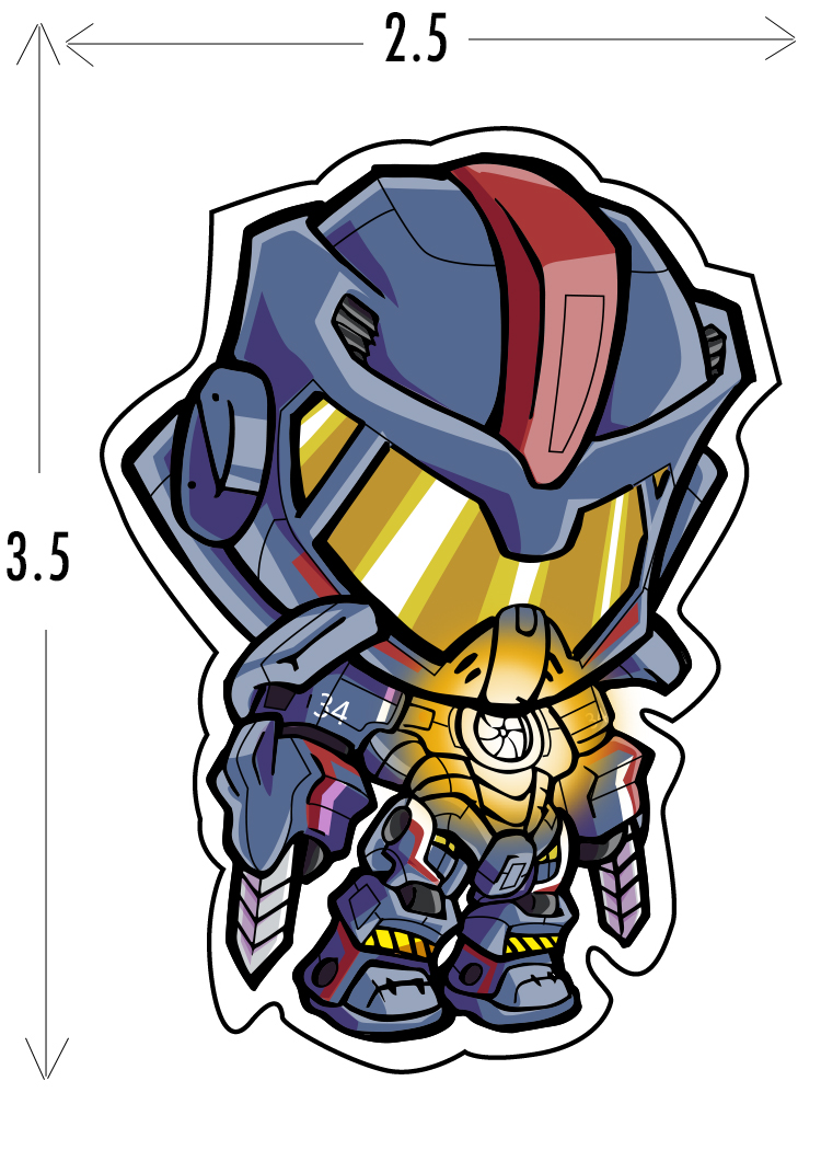 750x1050 Gipsy Danger Sticker Bunleungart Online Store Powered By Storenvy