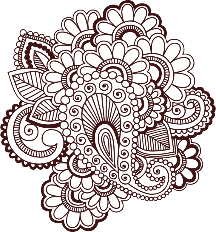 724x778 Mehndi Designs Clipart