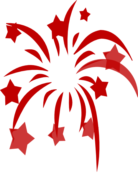 468x599 Fireworks Clipart