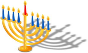 299x183 Menorah Clip Art