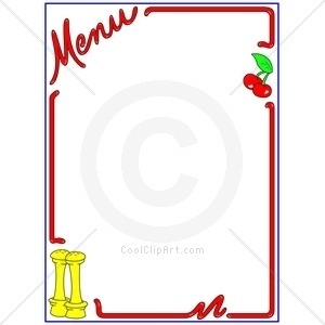 300x300 Free Menu Clipart Free Download Best Free Menu Clipart On Inside