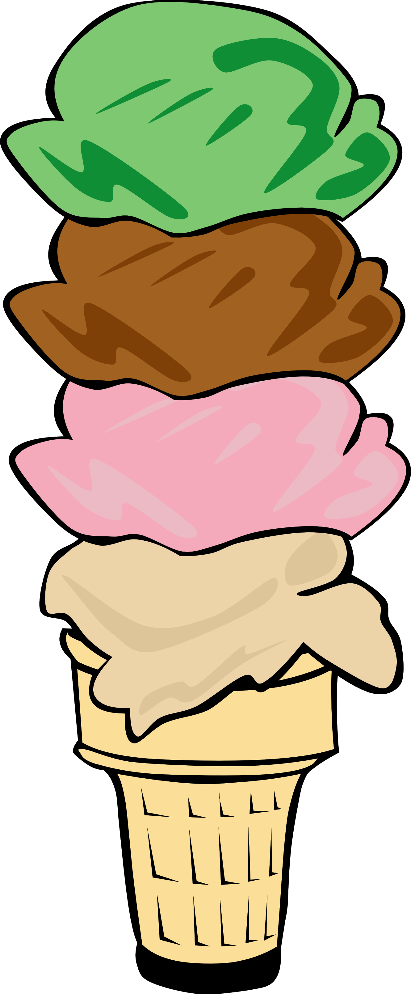 1331x3217 Ice Cream Clip Art