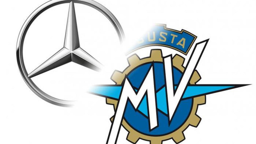 889x500 Mercedes Benz Amp Mv Agusta Logos Photos