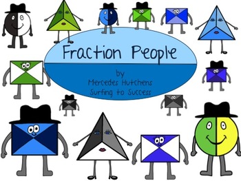 350x263 Fraction People Clipart By Mercedes Hutchens Teachers Pay Teachers