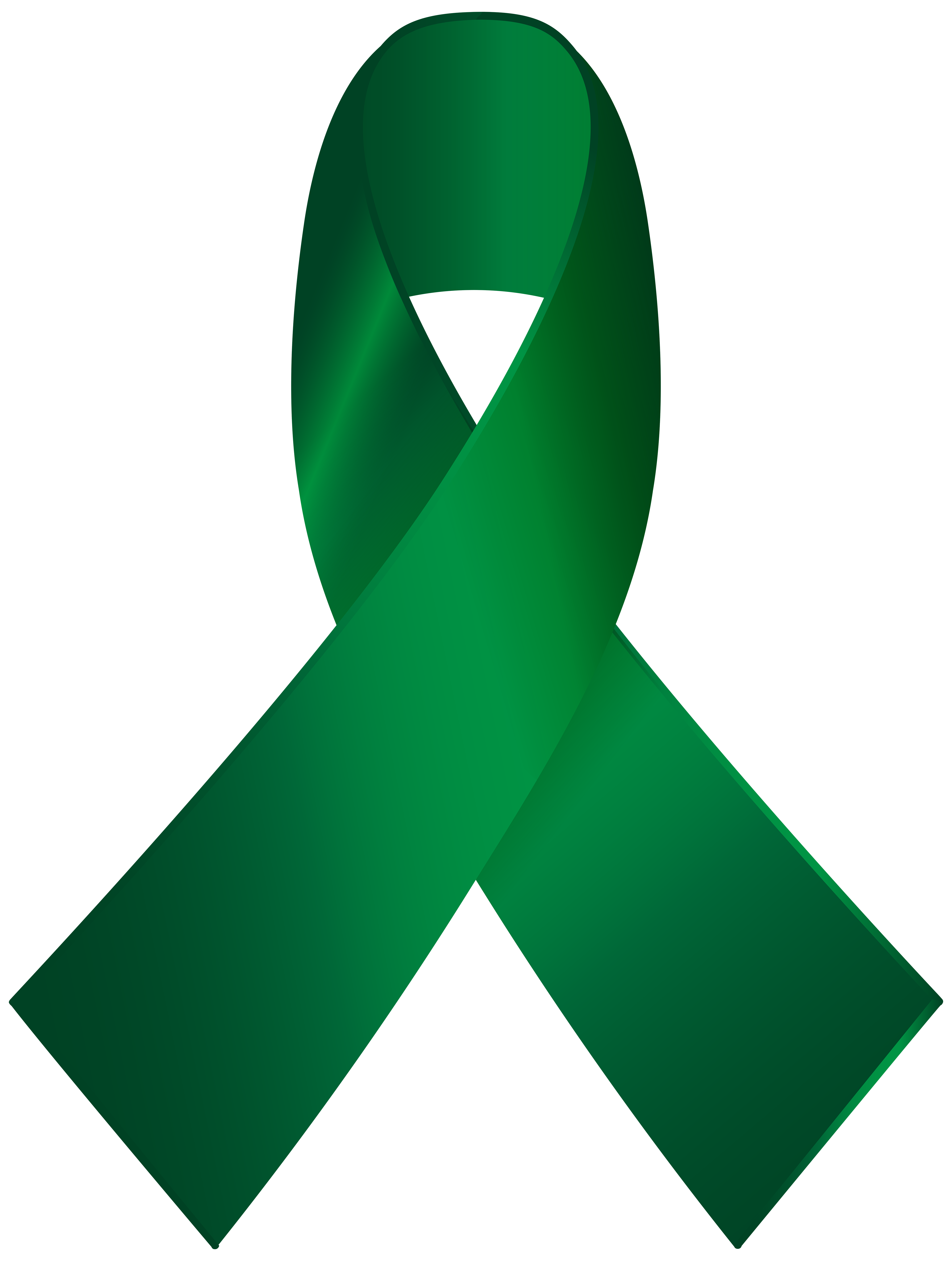 4531x6000 Green Awareness Ribbon Png Clip Art