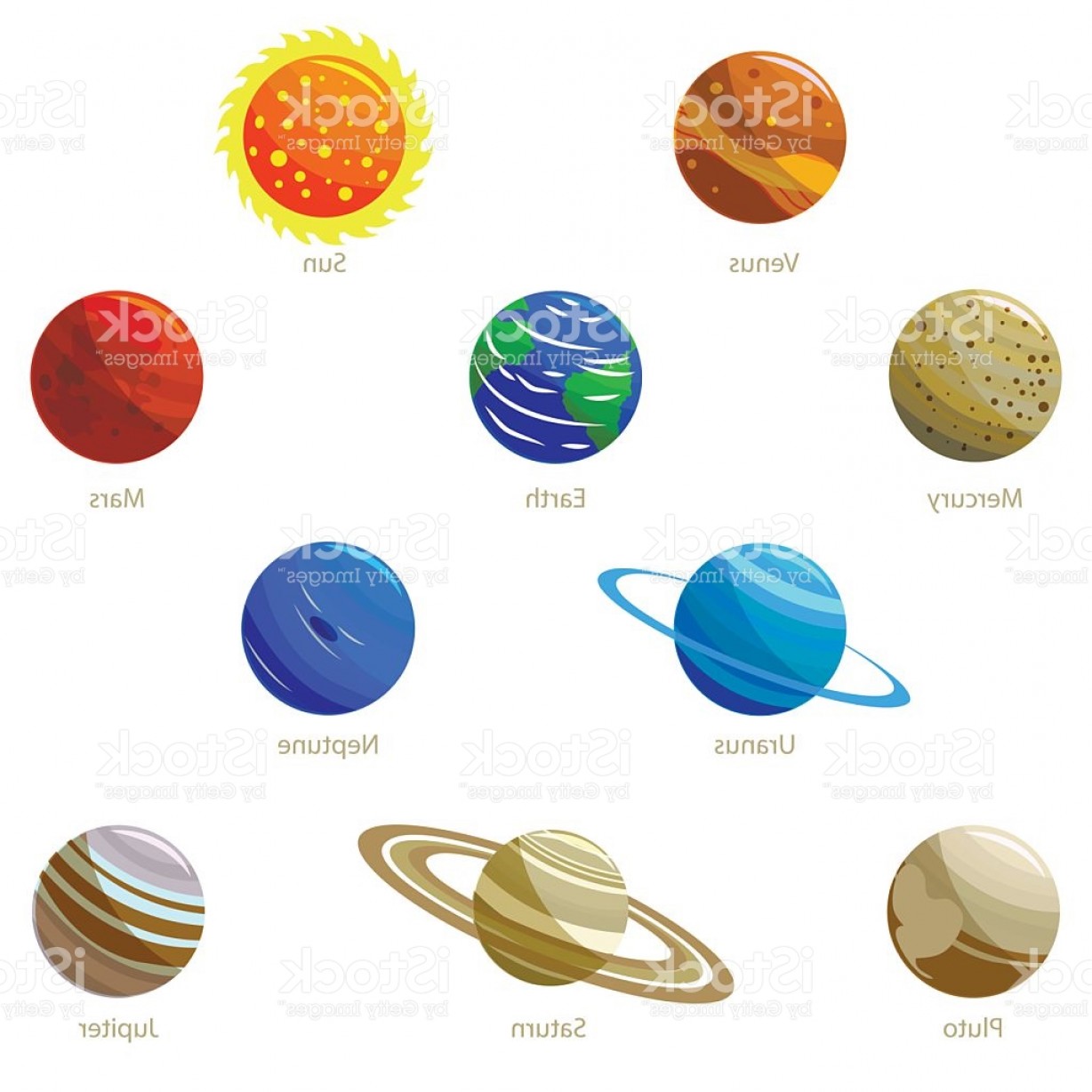 1228x1228 Solar System Vector Clip Art Arenawp