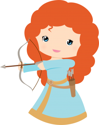 318x400 De Princesas Merida, Clip Art