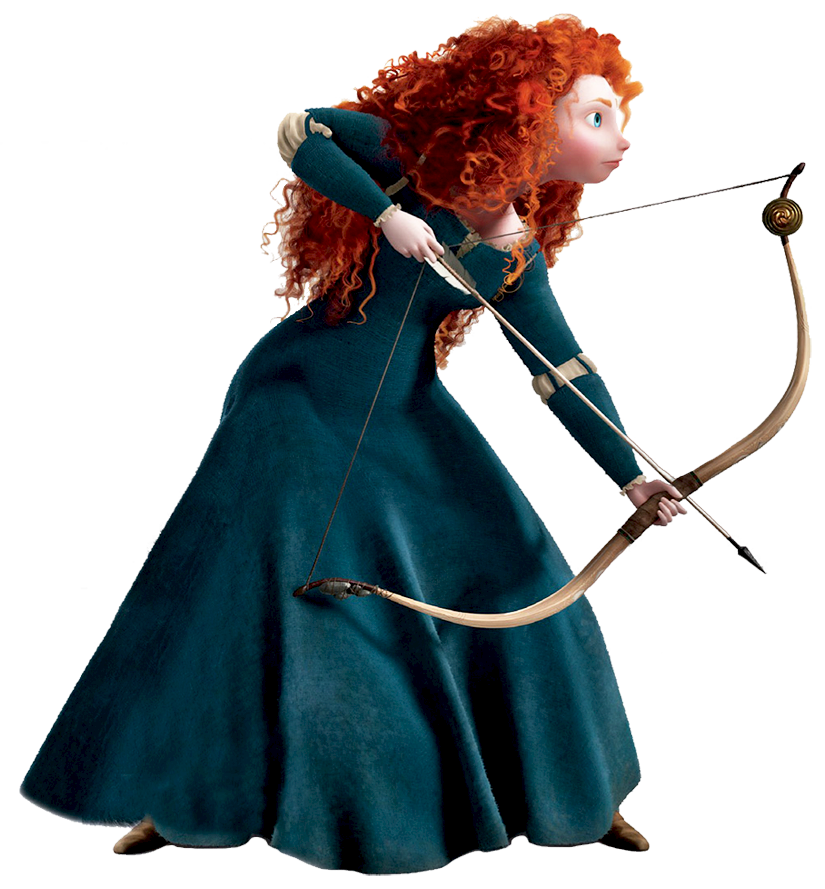 825x889 Merida On A Hunt With Her Bow And Arrow Brave Merida