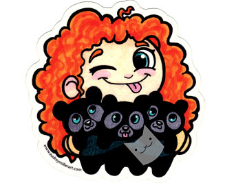 340x270 Merida Sticker Etsy