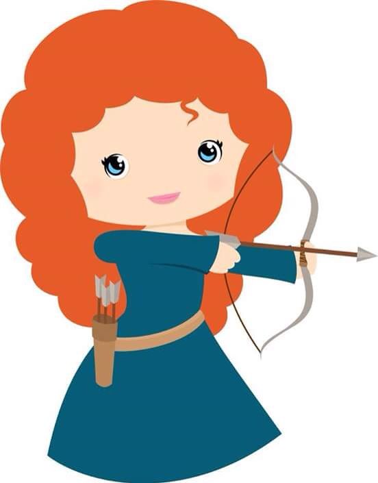552x705 Clipart Merida, Princess And Clip Art