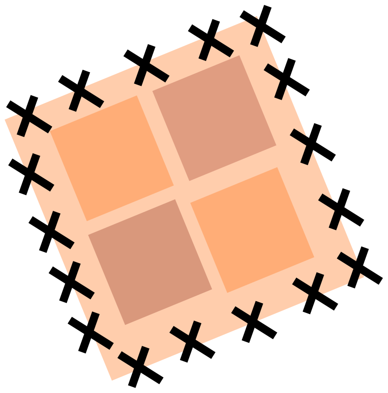 789x800 Free Clipart Fabric Patch 2 Merlin2525