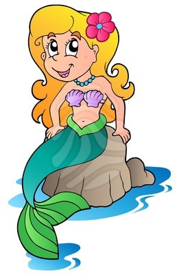 261x400 Clip Art Cute Cartoon Mermaid Clipart Panda