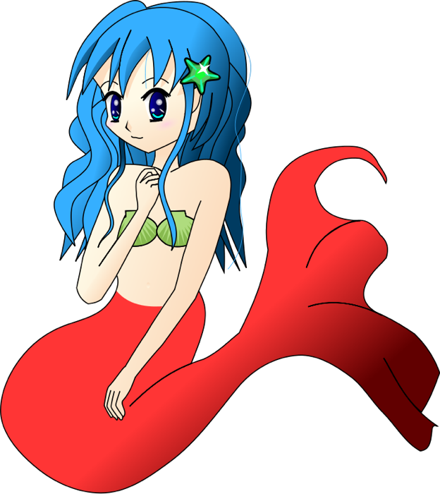624x700 Free Mermaid Clipart And Animated Graphics